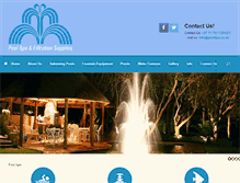 Tablet Screenshot of poolspa.co.za