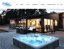 Tablet Screenshot of poolspa.fi